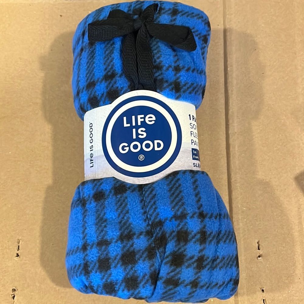 NWT Life is Good fleece sleep pants